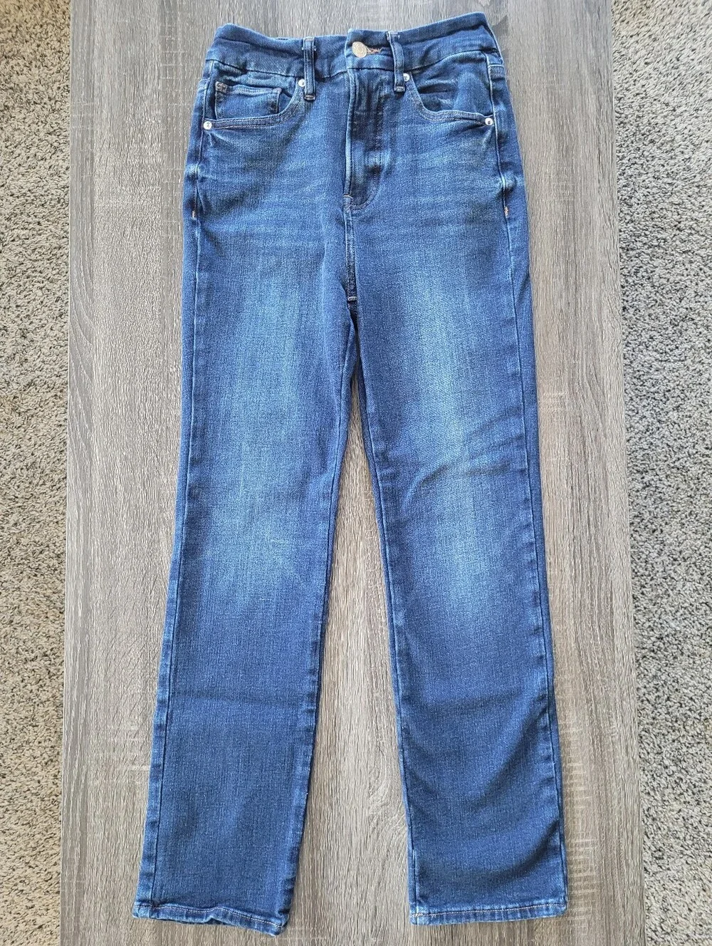 Express 90s Slim Super High Rise Jeans - Picture 6 of 9